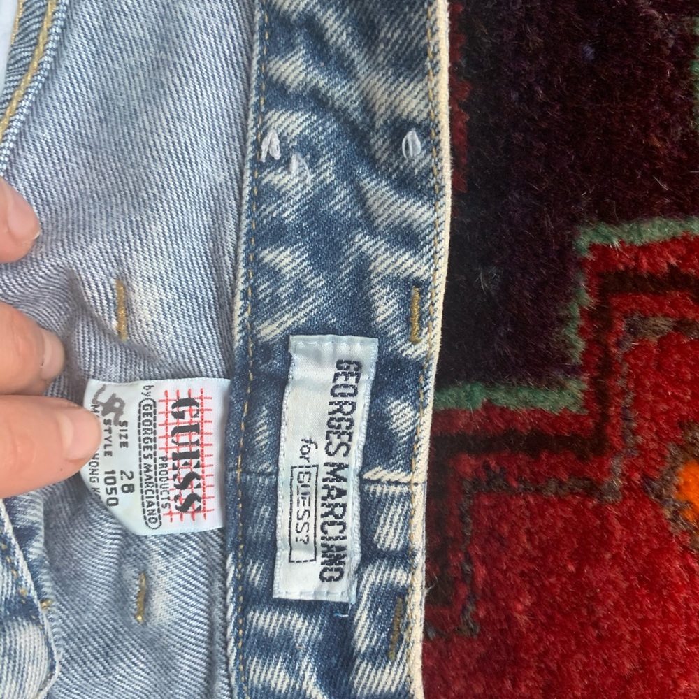George’s Marciano by Guess acid wash high waisted
